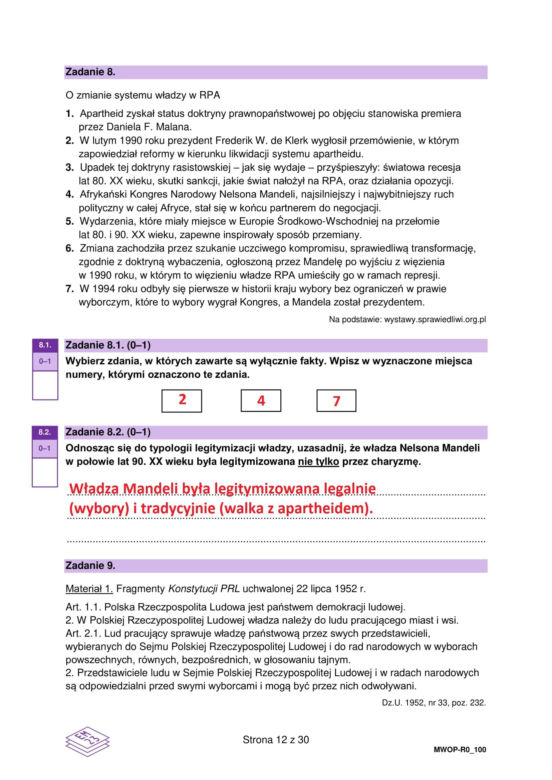 Matura 2025: WOS poziom rozszerzony. ODPOWIEDZI 13.05.2025 [FORMUŁA 2023]