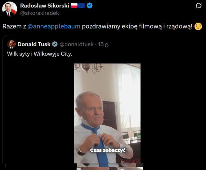Politycy reagują na występ Tuska w "Ranczu"