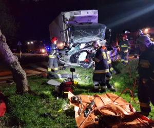 Wypadek Błonie Wieś: 2 osoby nie żyją