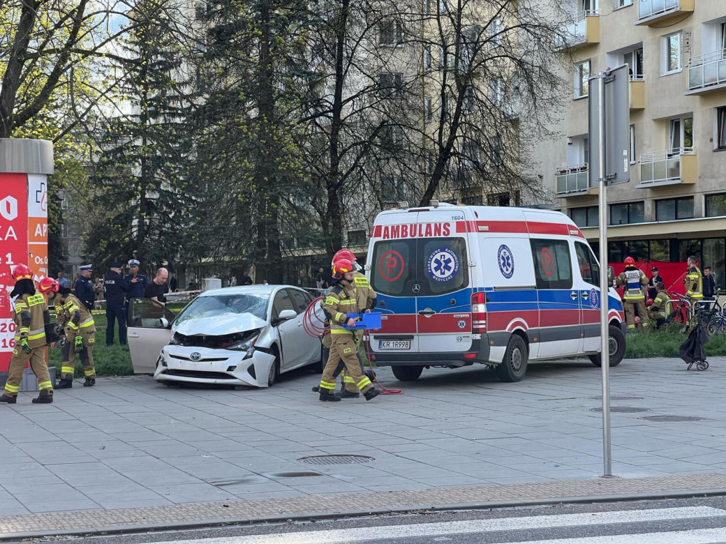 Kraków. Wypadek na os. Zgody