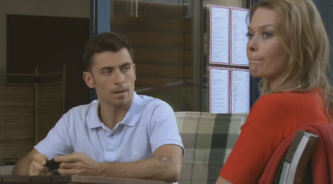 ''M jak miłość'' odc 1025 Marek Mostowiak (Kacper Kuszewski) Anna (Tamara Arciuch)