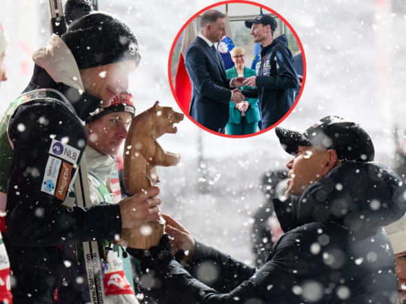 Nagradzał go Andrzej Duda, a teraz Karol Nawrocki. Przyjechał specjalnie do Zakopanego!