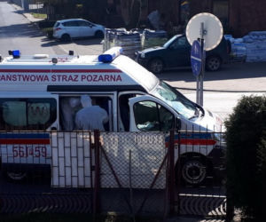 Tak służby przyjeżdżają po próbki