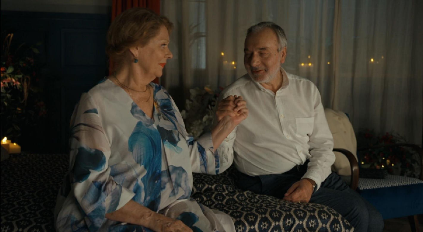 Barwy szczęścia, odcinek 3120. Józefina (Elżbieta Jarosik), Andrzej (Leon Charewicz)