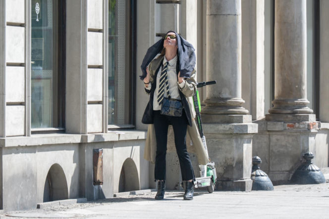 Magdalena Cielecka walczy z wiatrem