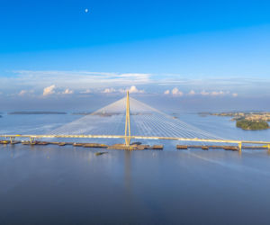 Most w Helsinkach otwarty. To nowa wizytówka miasta - most Kruunuvuorensilta