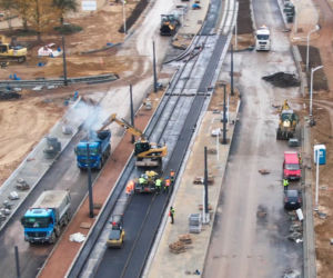 Budowa tramwaju na Winnice