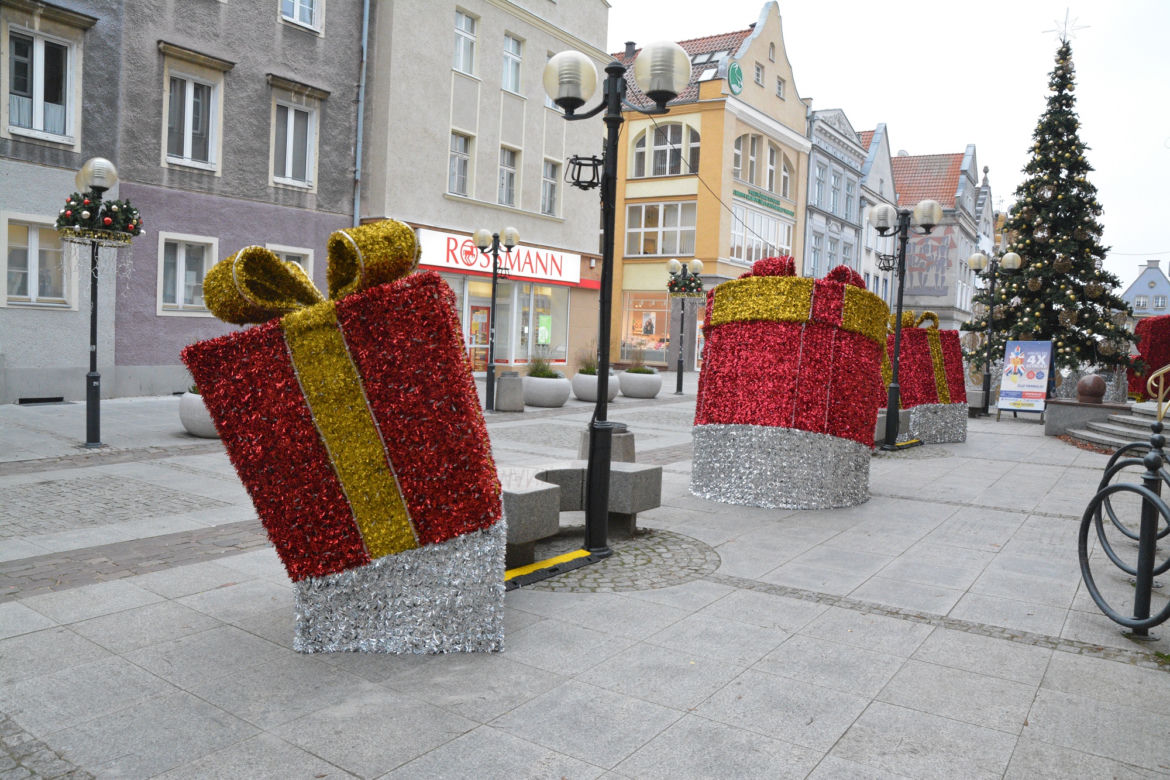 Centrum Olsztyna stroi się na święta