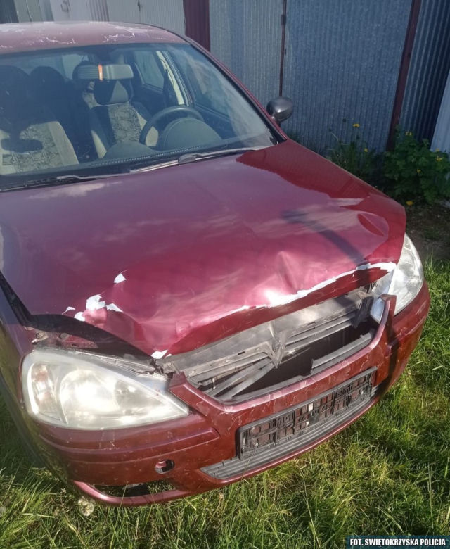 SZOK!Takim "wrakiem" poruszał się po świętokrzyskich drogach