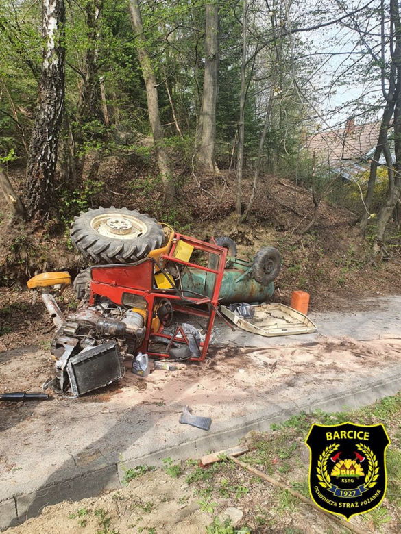 Jeden mężczyzna PRZYGNIECIONY przez traktor, drugi przez ciągnik! HORROR na Sądecczyźnie