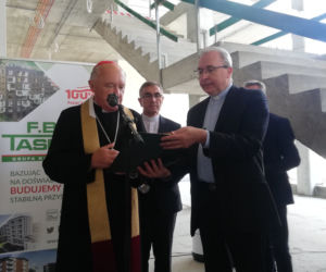 Wmurowanie kamienia węgielnego pod budynek Multidyscyplinarnego Centrum Badawczego