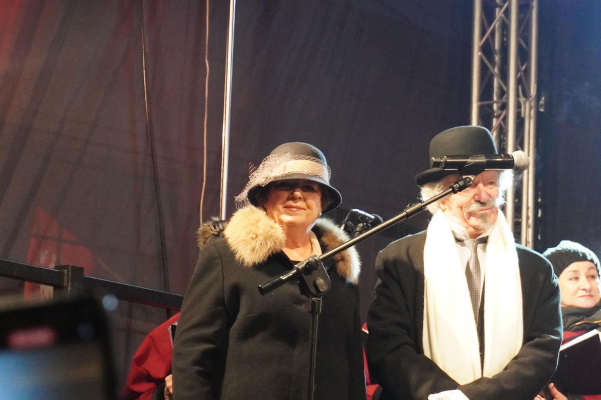 Inscenizacja przyjazdu Ignacego Paderewskiego do Poznania w przeddzień rocznicy wybuchu Powstania Wielkopolskiego