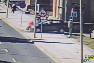 Potrącenie kobiety na wózku inwalidzkim