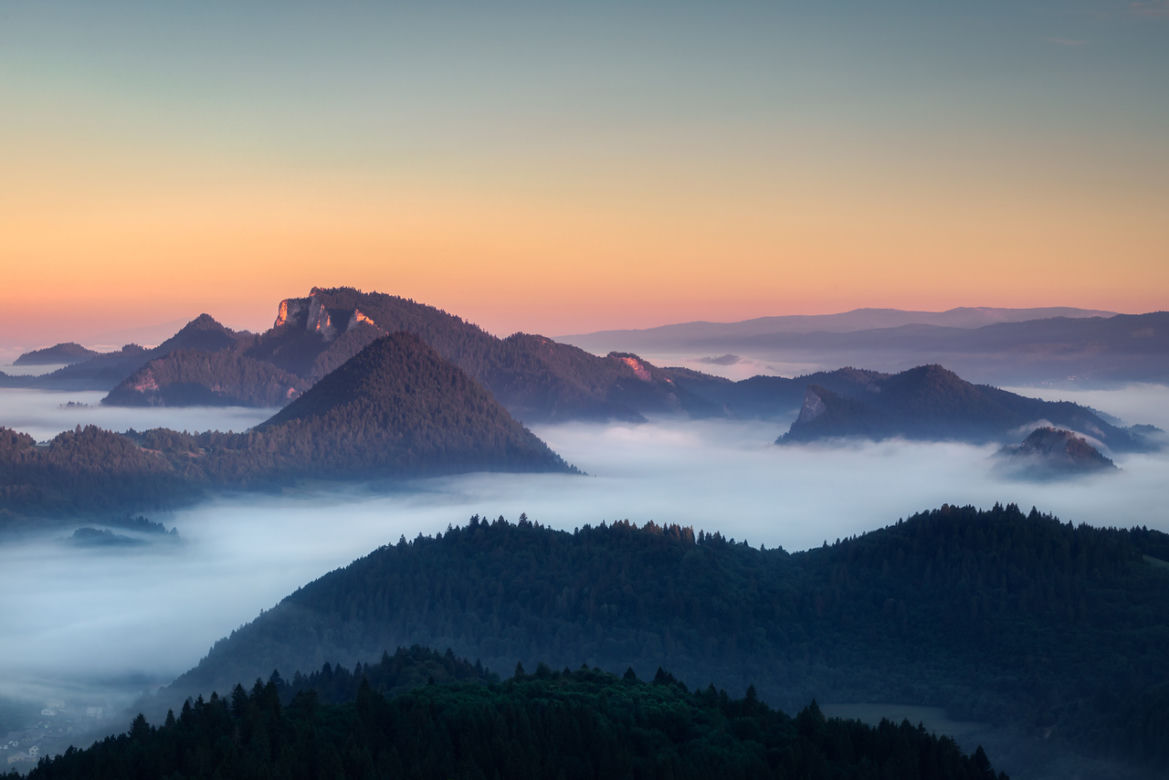 Zachwycające Pieniny jesienią