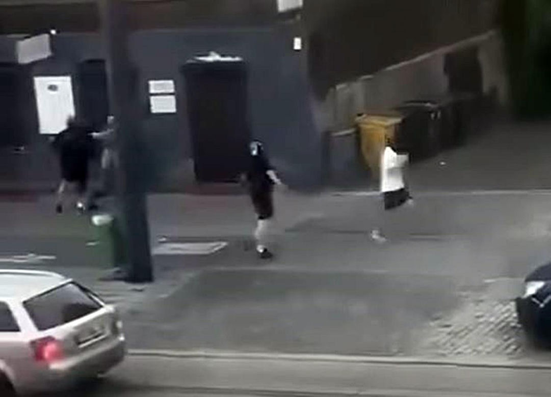 Rajd po Chorzowie. Kibice GKS Katowice napadli przypadkowych przechodniów