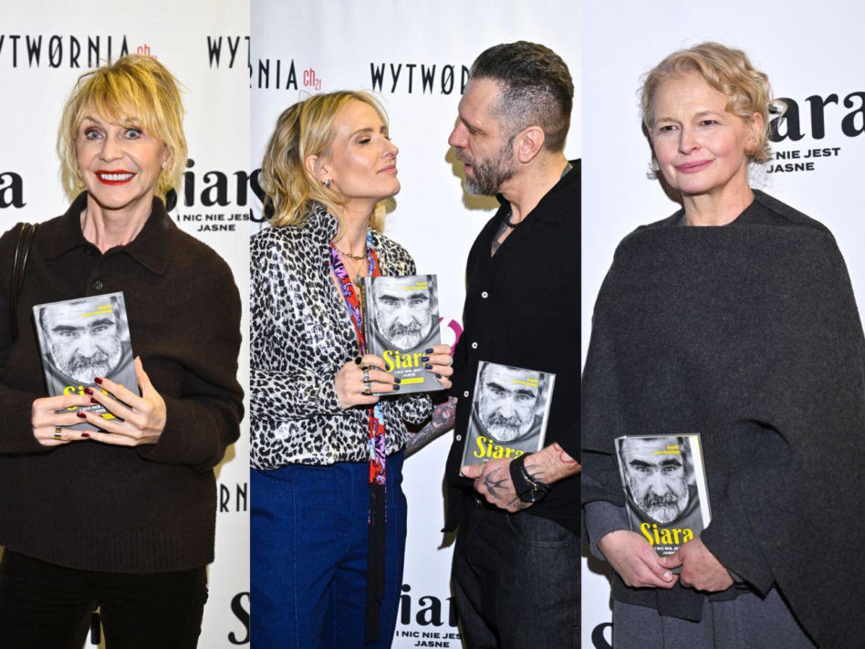 Markowska przytulała męża, Ostałowska zaskoczyła sylwetką, Ścibakówna błyszczała na premierze biografii Rewińskiego