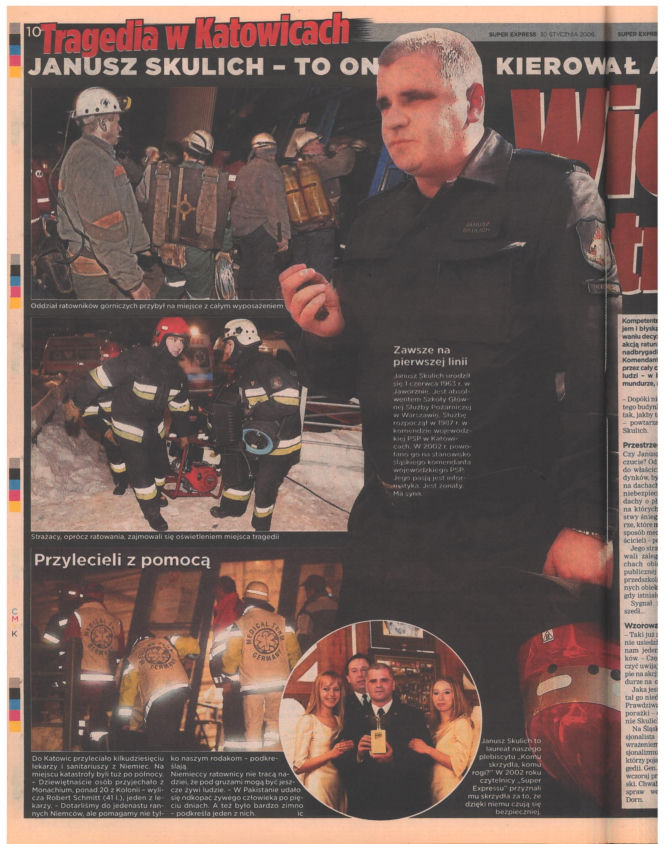 Zawalenie hali w Katowicach - archiwalne wydania "Super Expressu"