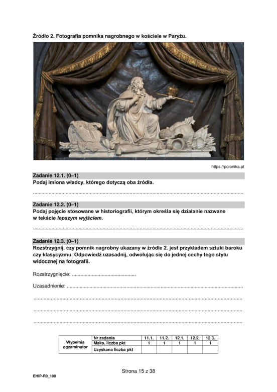Matura 2024. Historia rozszerzona. ARKUSZE CKE nowa formuła 2015