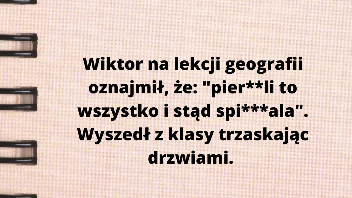 Oto najlepsze szkolne uwagi! Nauczyciele naprawdę je napisali!