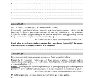 Matura z WOSu 2020. Zobacz ARKUSZ CKE