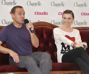 Halina Mlynkova i Łukasz Nowicki