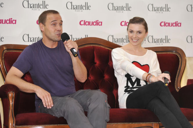 Halina Mlynkova i Łukasz Nowicki