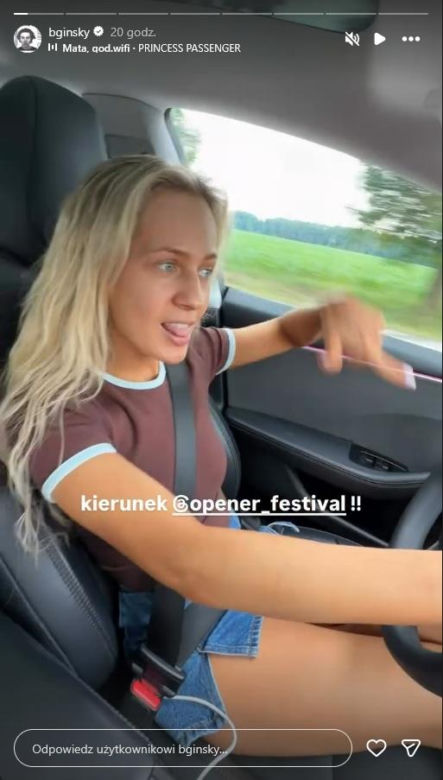 Magdalena Tarnowska i Bagi na Open'erze