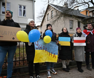 Manifestacja pod konsulatem Rosji w Gdańsku