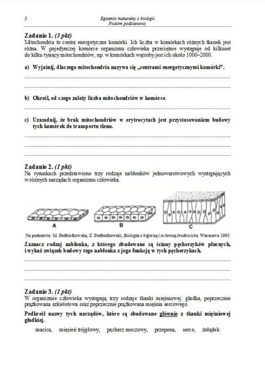 Matura 2013 biologia p. podstawowy