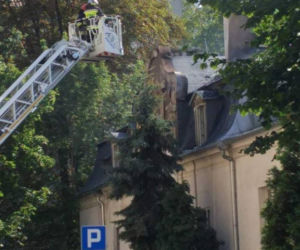 Pożar mieszkania na ul. Kazimierza Wielkiego