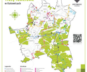 Mapa tras w Katowicach