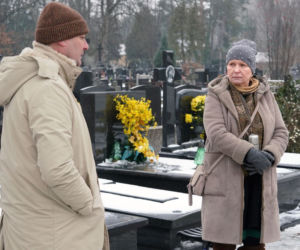 Barwy szczęścia odc. 2630. Basia (Sławomira Łozińska), Artur Chowański (Jacek Rozenek)