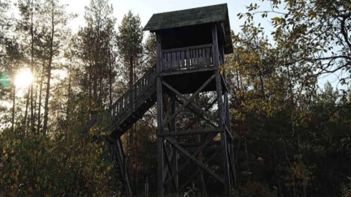 Wieża w Gugnach w Podlaskiem