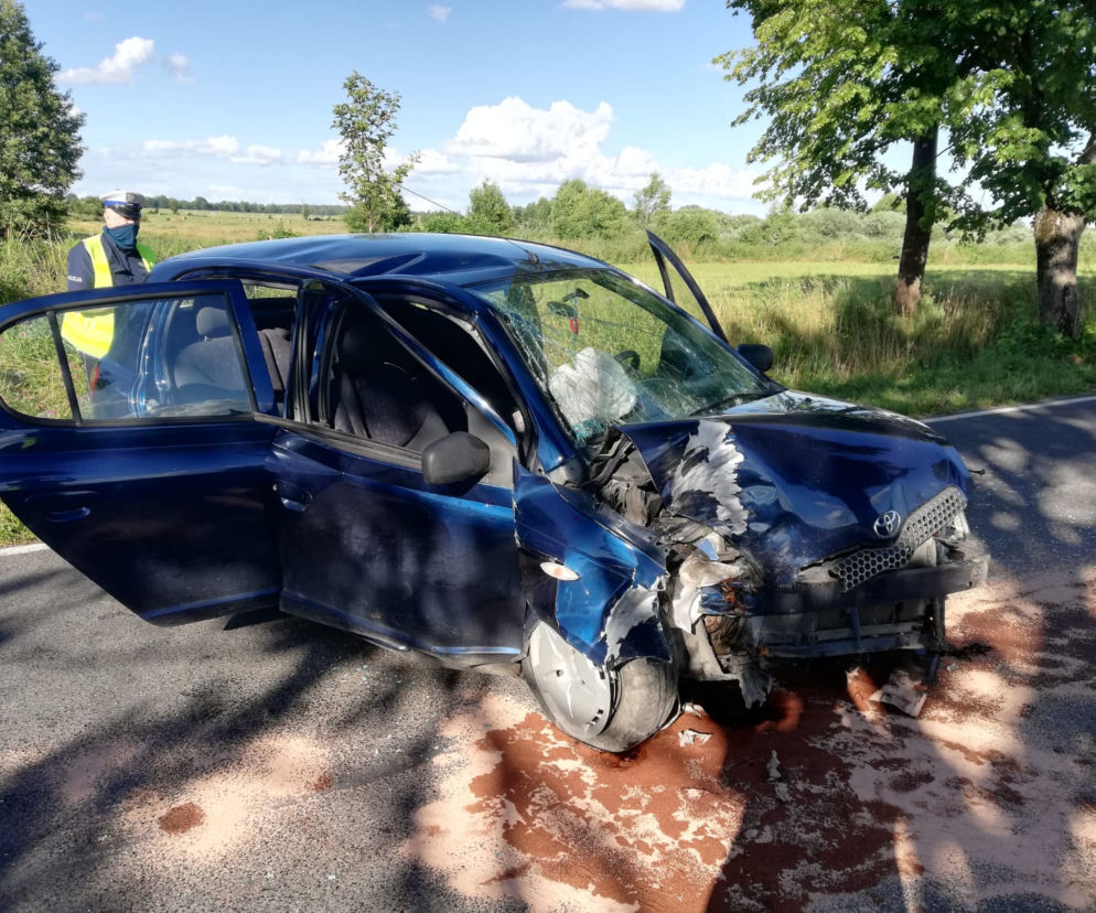Wypadek w powiecie ełckim