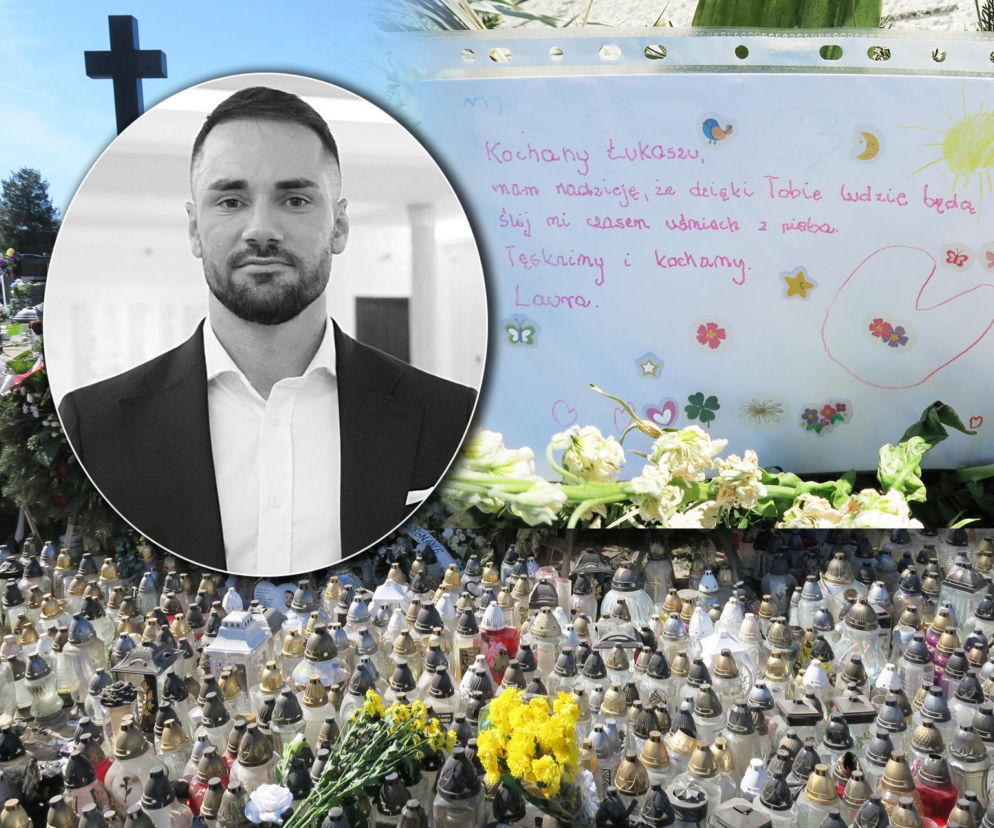 Zobaczyliśmy grób Łukasza Litewki cztery dni po pogrzebie. Ocean zniczy i kwiatów. Ślij mi czasem uśmiech z nieba