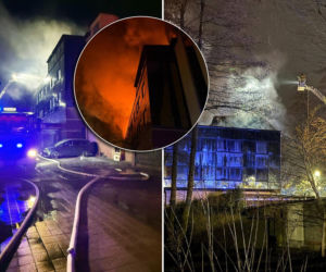 Pożar hotelu w Tychach! Goście uciekali w nocy