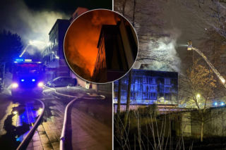 Pożar hotelu w Tychach! Goście uciekali w nocy