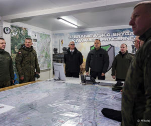 Karol Nawrocki na granicy w Wigilię