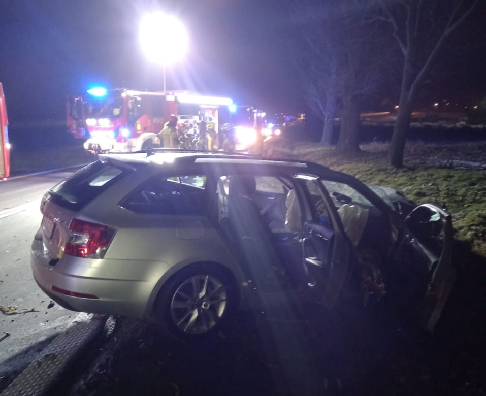 Groźny wypadek na DK8 w Łagiewnikach