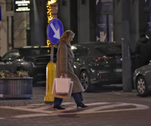 Anna Kalczyńska na zakupach