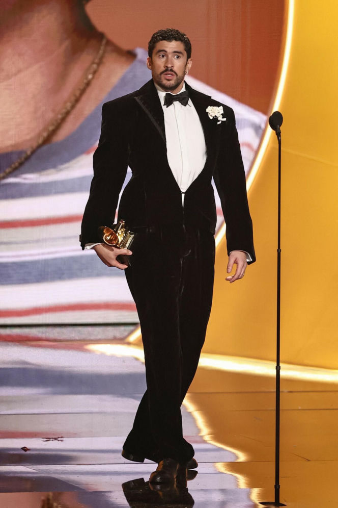 Bad Bunny na gali Grammy 2026