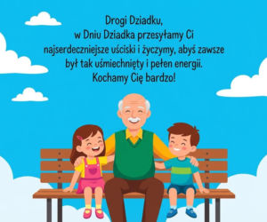 Kartka z życzeniami na Dzień Dziadka 2026