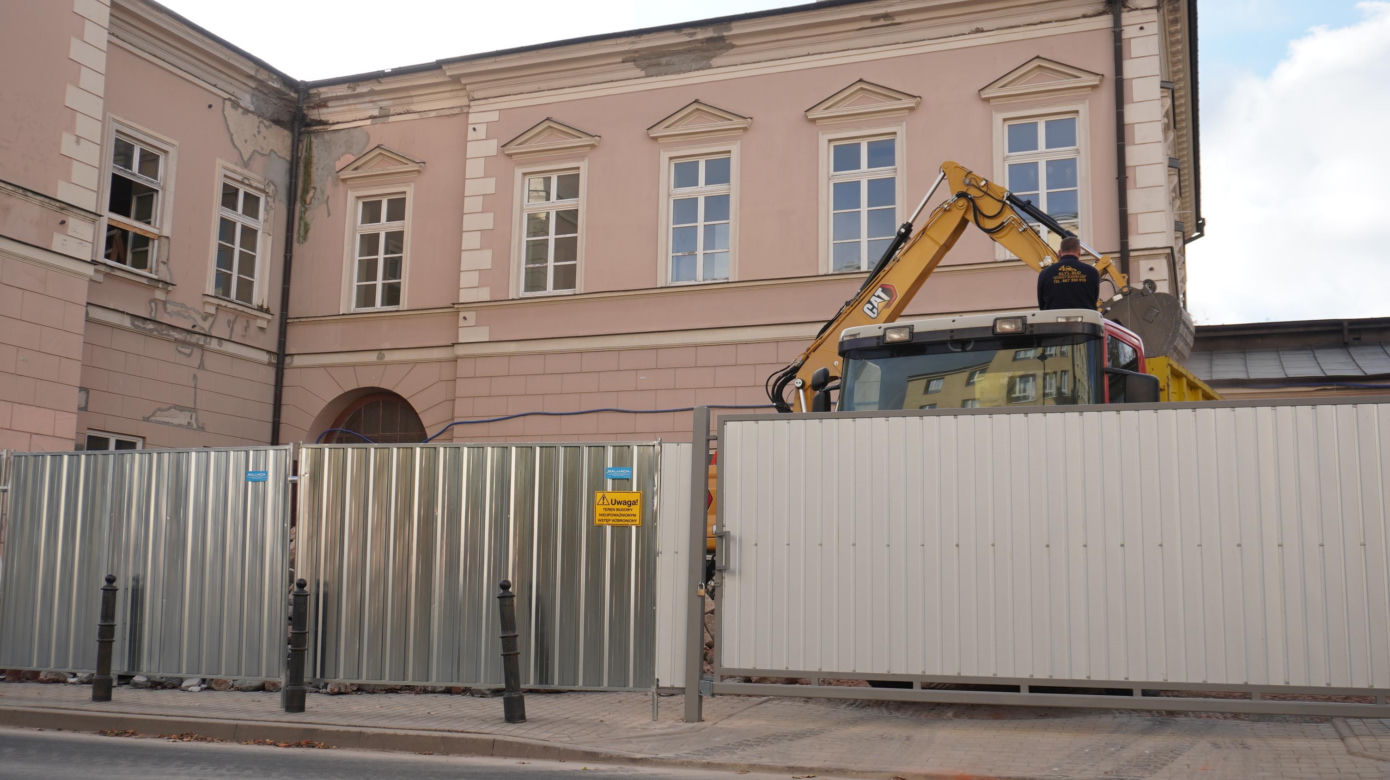 Remont Pałacu Lubomirskich. Tak wygląda plac budowy