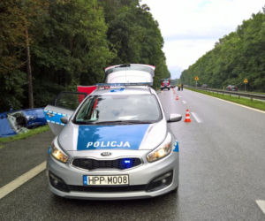 Wypadek na DK81 w Orzeszu