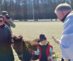 Konna święconka w Szczecinie