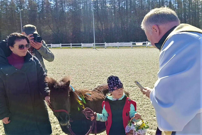 Konna święconka w Szczecinie