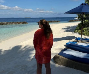 Jelena Ostapenko na wakacjach