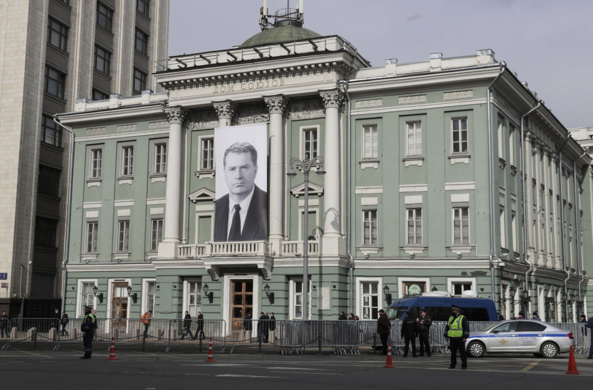Pogrzeb Władimira Żyrinowskiego. Pożegnał go sam Putin