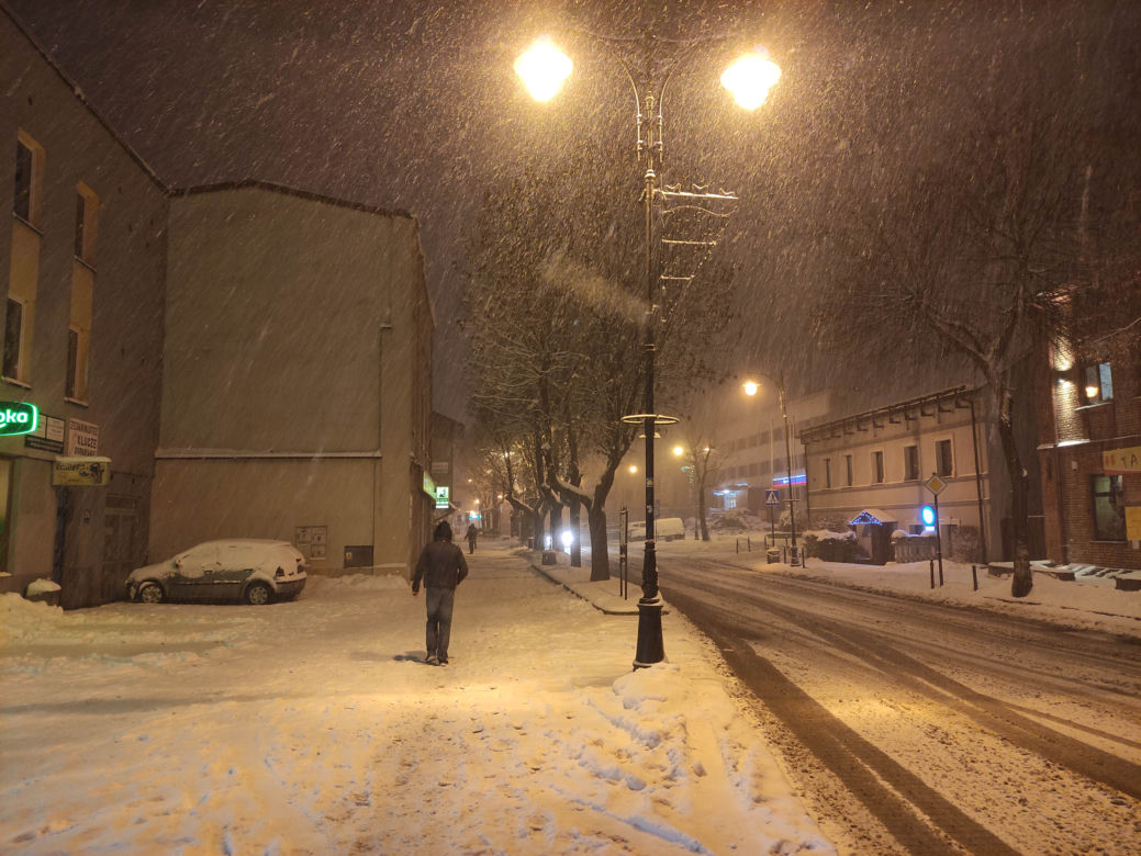 Tak wygląda Olkusz po potężnej śnieżycy