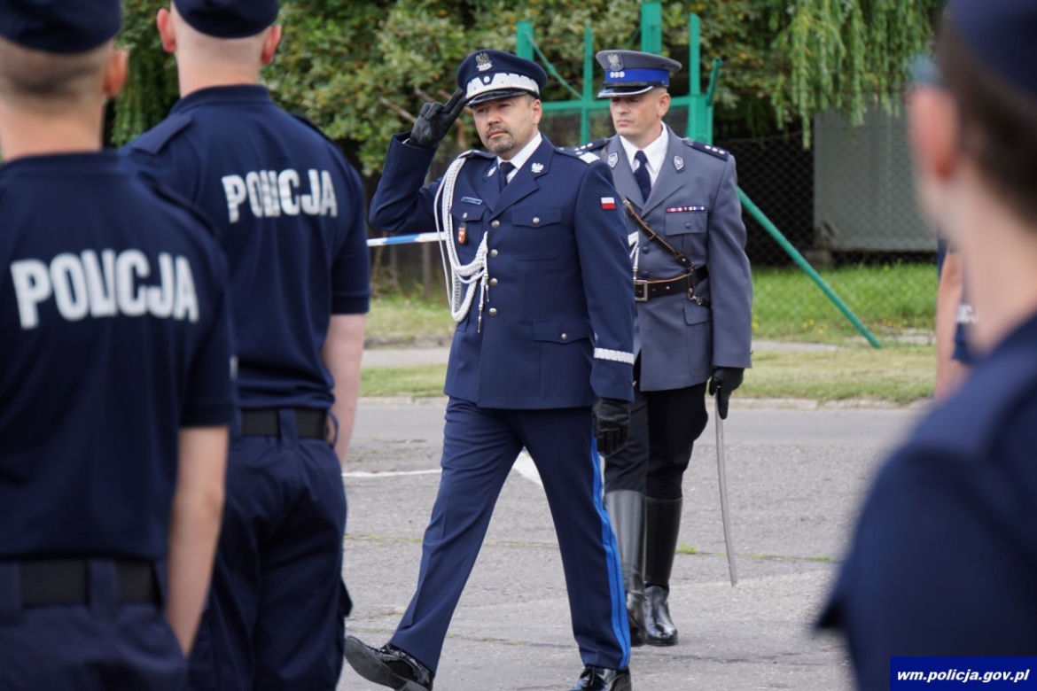 Nowi policjanci na Warmii i Mazurach